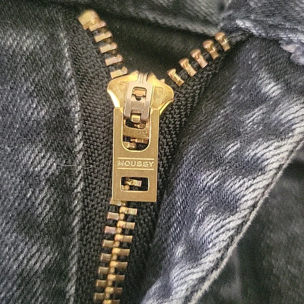 Moussy Distressed Black‎ Wash High Waisted Stretch Skinny Denim Jeans 26